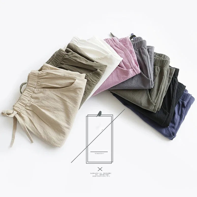 Women's High-Waist Cotton Shorts | OWNLUXE