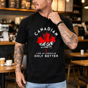 Canada National Day Graphic T-Shirt — Unisex Cotton Tee | OWNLUXE
