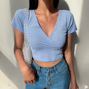 Women's Striped Mini Shorts | OWNLUXE
