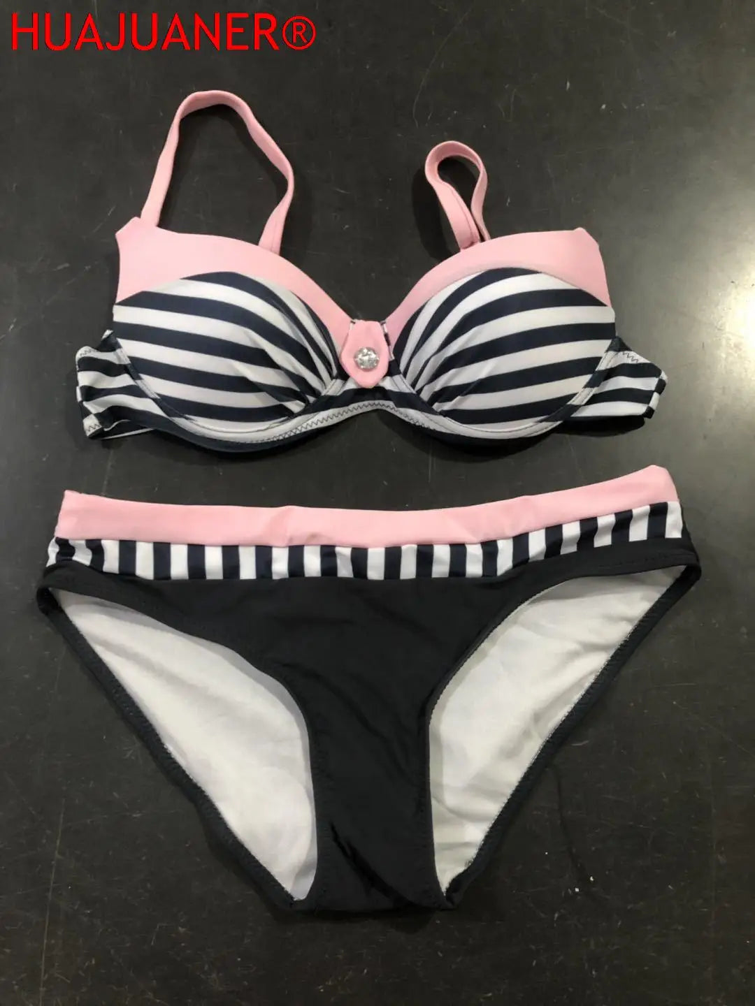 Push-Up Padded Adjustable Tankini Set | OWNLUXE