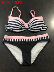 Push-Up Padded Adjustable Tankini Set | OWNLUXE