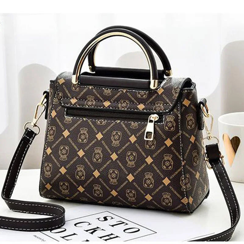 Soft PU Tote & Crossbody Bag – Versatile Flap Handbag