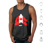 Canadian Flag Goalie Tank Top – Sports Basketball Football Soccer Tee | OWNLUXE