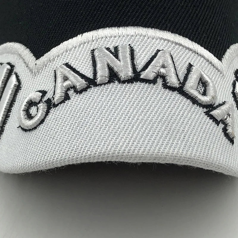 Canada Embroidered Baseball Cap - Premium Snapback Dad Hat