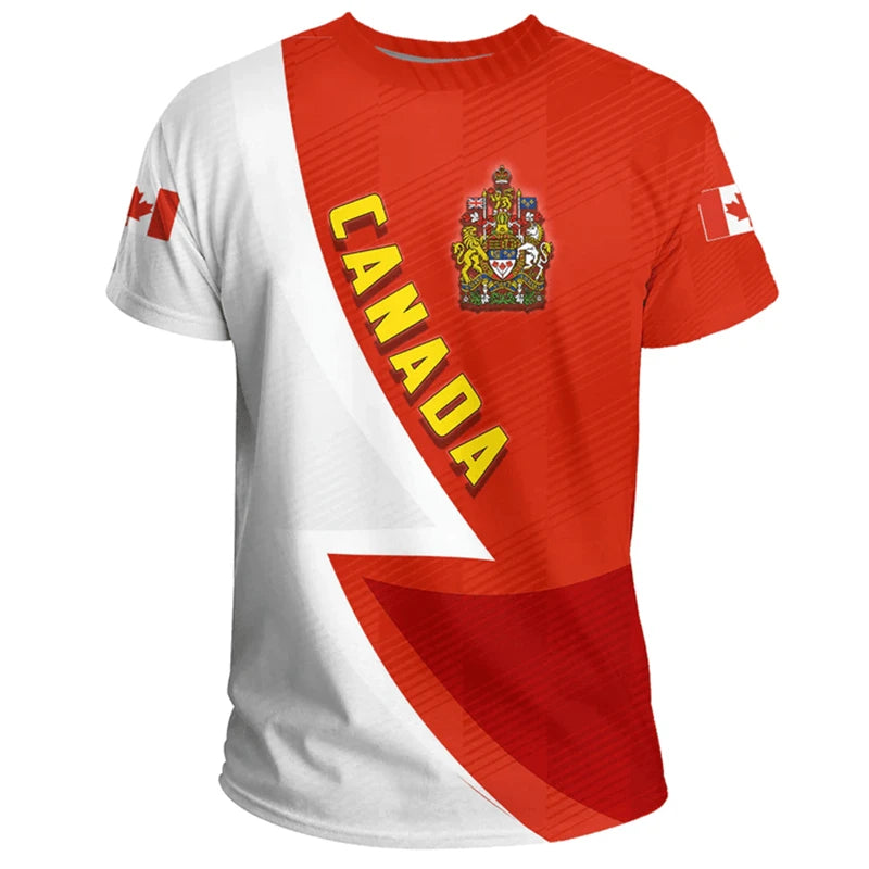 Canada Day T-shirt Canadian Flag Emblem Maple Leaf 3D | OWNLUXE
