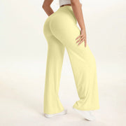 Mid-Waist Yoga Pants – Straight Leg Active