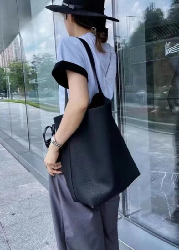 Textured PU Leather Bucket Shoulder Bag – Shop at OWNLUXE