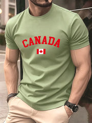 Canada Flag Cotton T-Shirt - Soft Oversized Fit for Men & Women
