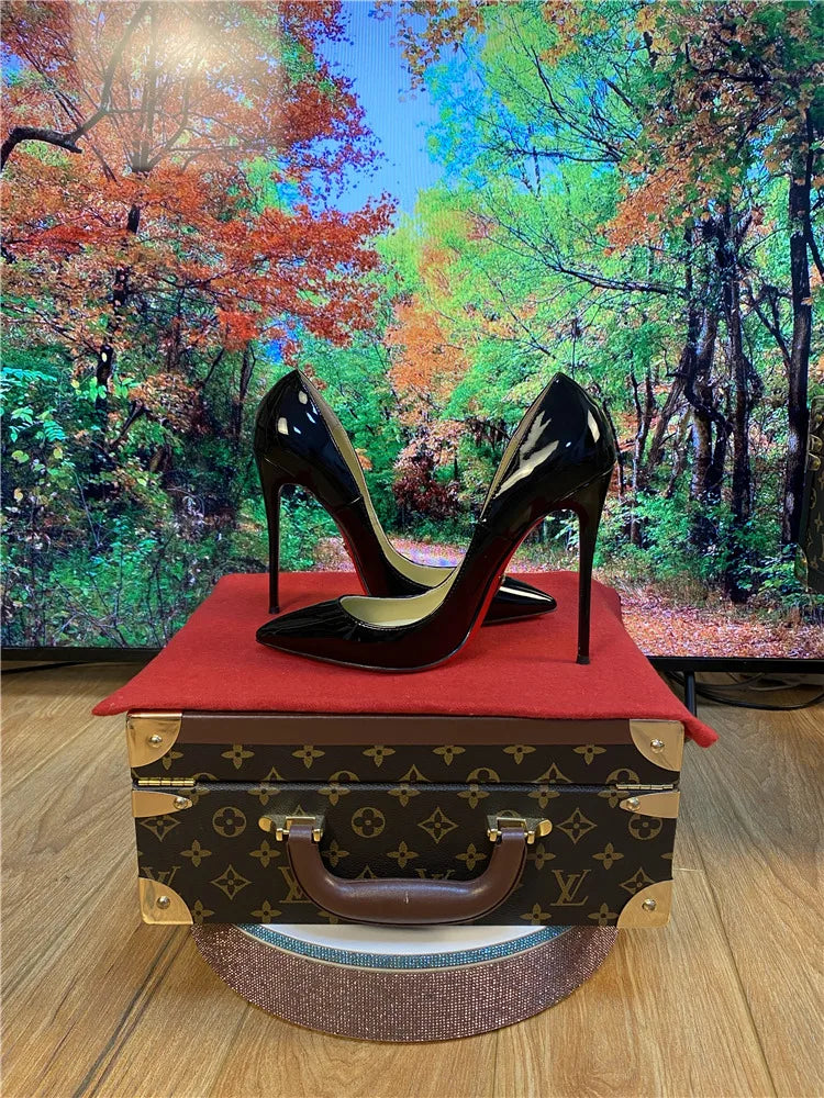 Leather Plus Size Heels | OWNLUXE