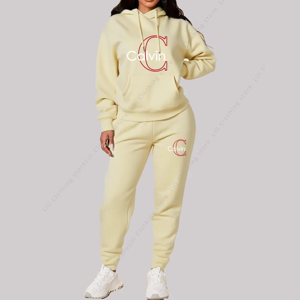 Women's Tracksuit Aesthetic Hoodie | OWNLUXE