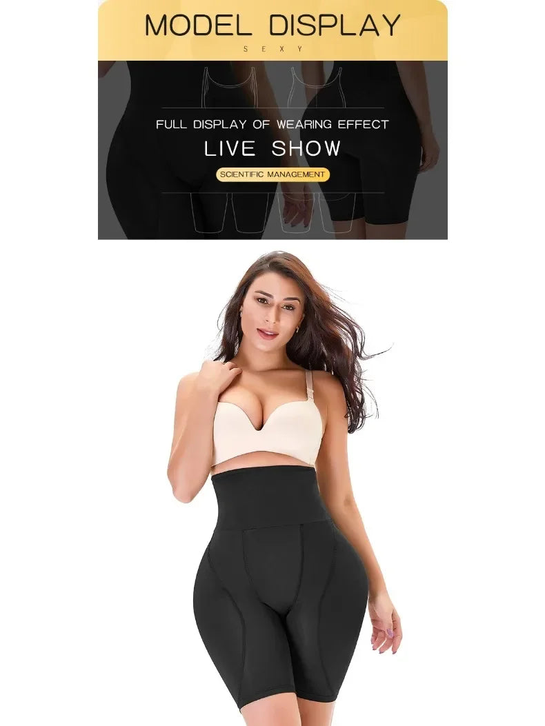 BBL Butt Lifter Shapewear Shorts - Foam Padded Hip Enhancer