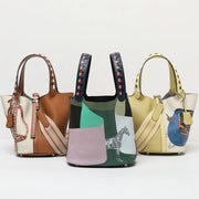 Purses And Handbags Bags Painting Vegetable Basket | OWNLUXE