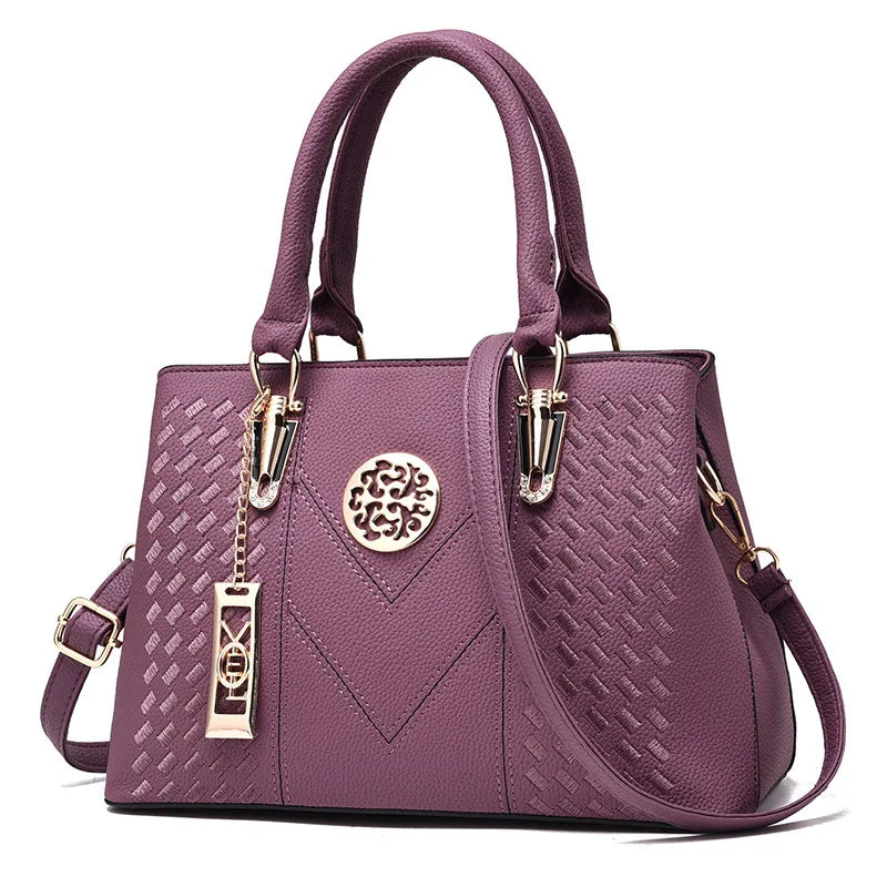 Sequined Saffiano Zip Purse – TPU Evening Handbag with Zip Closure