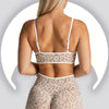 Supportive Nylon Leopard Print Sports Bra | OWNLUXE