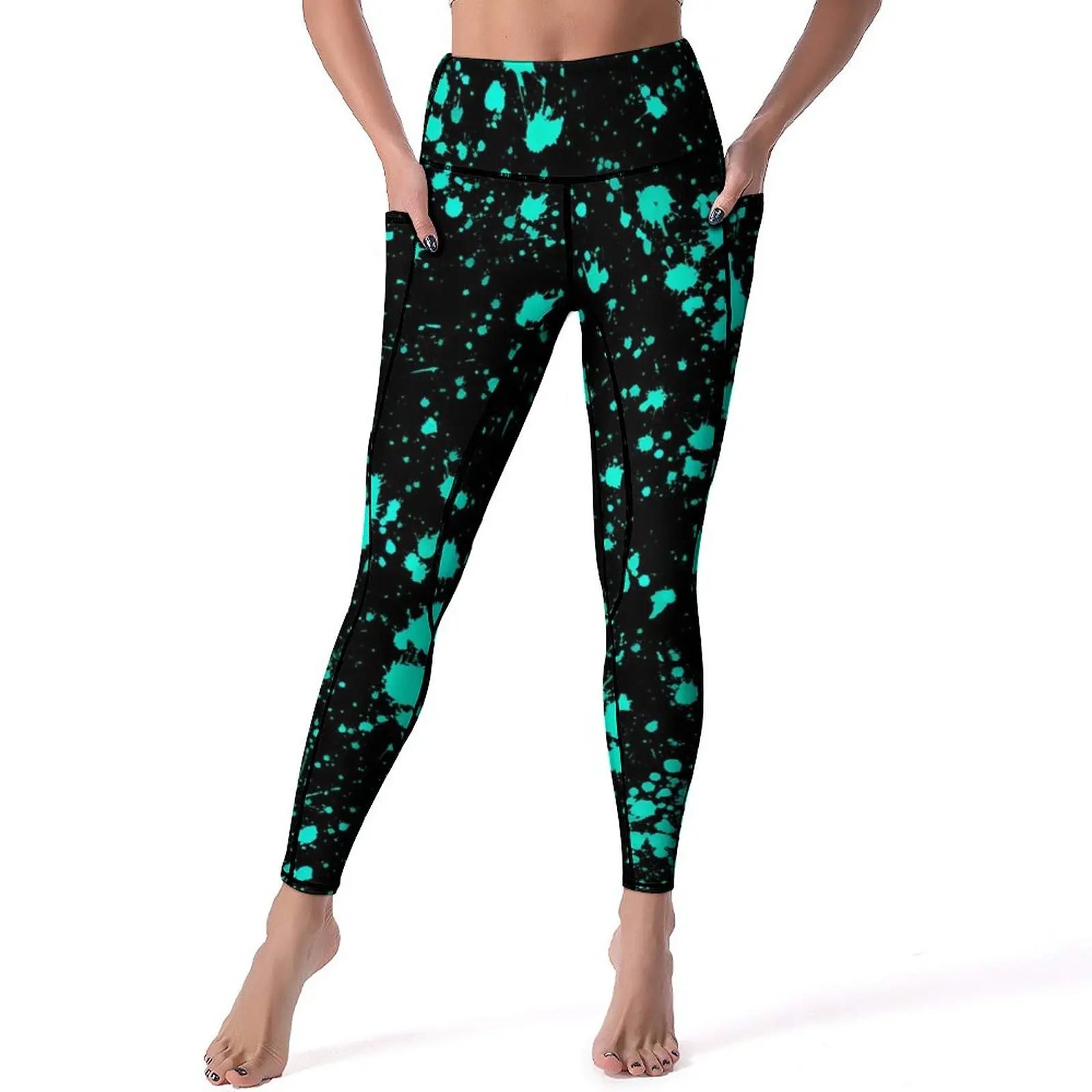 Women's High-Waist Printed Leggings – Stretchy, Comfortable & Casual