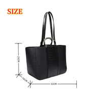 CH Vintage Letter Logo Commuter Tote Bag for Women | OWNLUXE