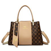 Soft Leather Shoulder Bag - Large Capacity Minimalist Tote for Women