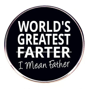 🎖️ Funny Dad Pin Badge | Broche drôle pour papa – Cadeau fête des Pères