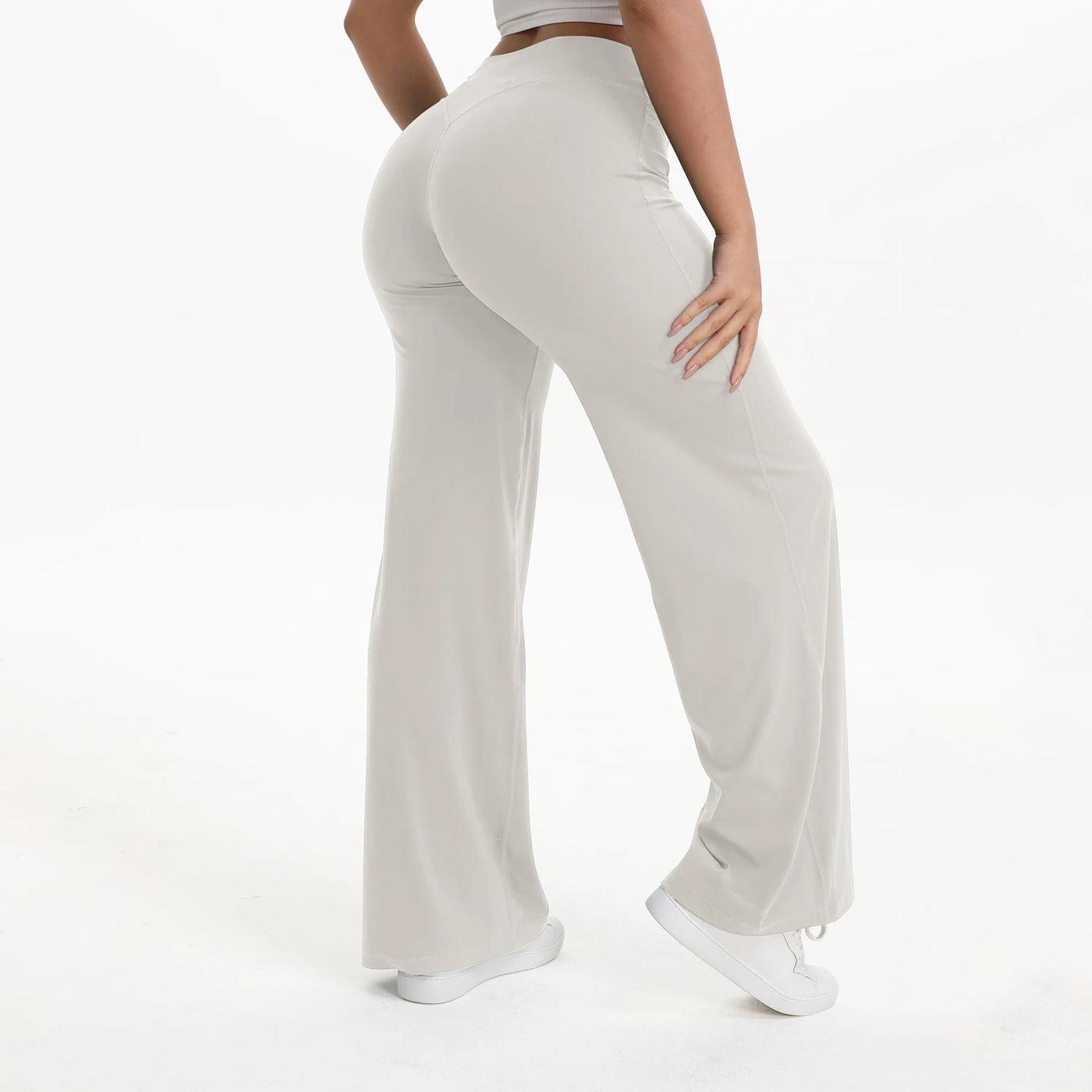 Mid-Waist Yoga Pants – Straight Leg Active