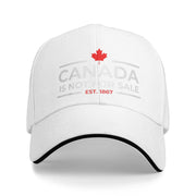 Canada Is Not For Sale 1867 Baseball Cap – Funny Patriotic Snapback | OWNLUXE
