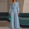 Women's Wide Leg Long-Sleeve Pants | OWNLUXE