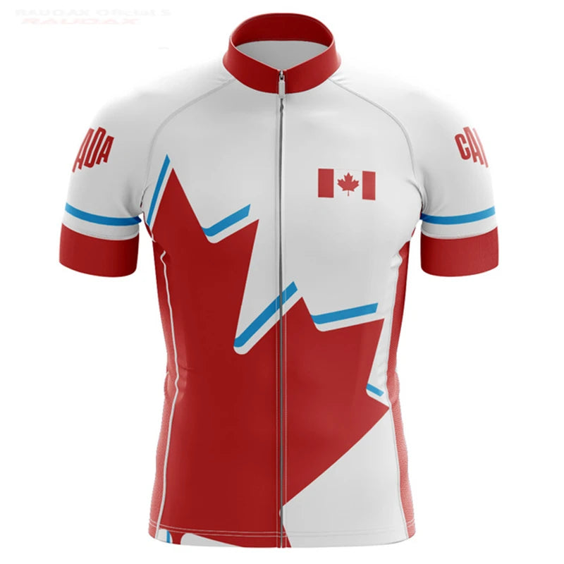 Canada Cycling Jersey 2026 - Quick Dry Performance Shirt