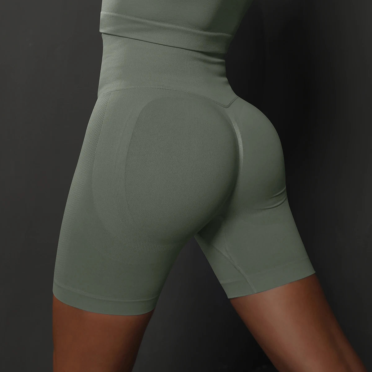 Seamless Yoga Push-Up High-Waist Shorts | OWNLUXE