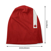 Canadian Flag Beanie – Unisex Winter Knitted Hat Canadian Patriotic | OWNLUXE