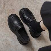 Women's Round Toe Platform Loafers – Shop at OWNLUXE