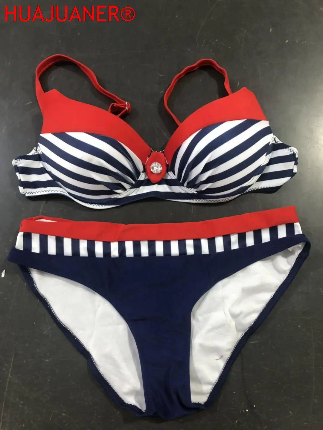Push-Up Padded Adjustable Tankini Set | OWNLUXE