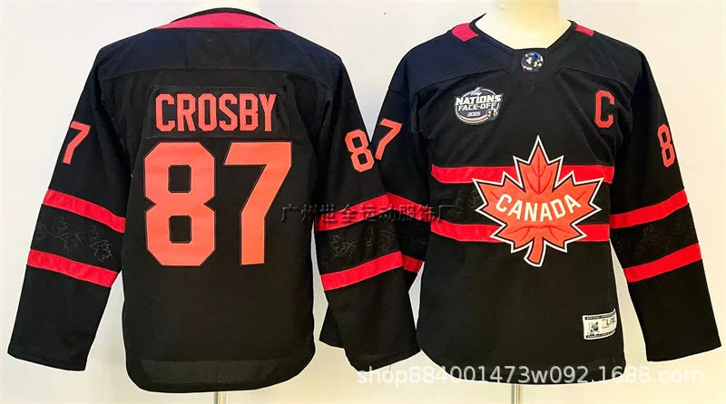 Canada Team Ice Hockey Jersey – Embroidered Training Uniform