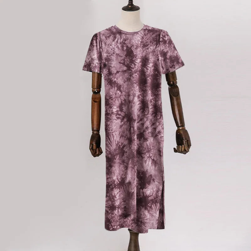 Short-Sleeve Cotton Midi Dress | OWNLUXE