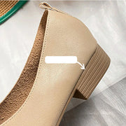 Women's Square Toe Retro Flats – Shop at OWNLUXE