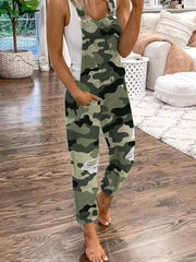 Women's Vintage Denim Overalls – Washed Casual Fit