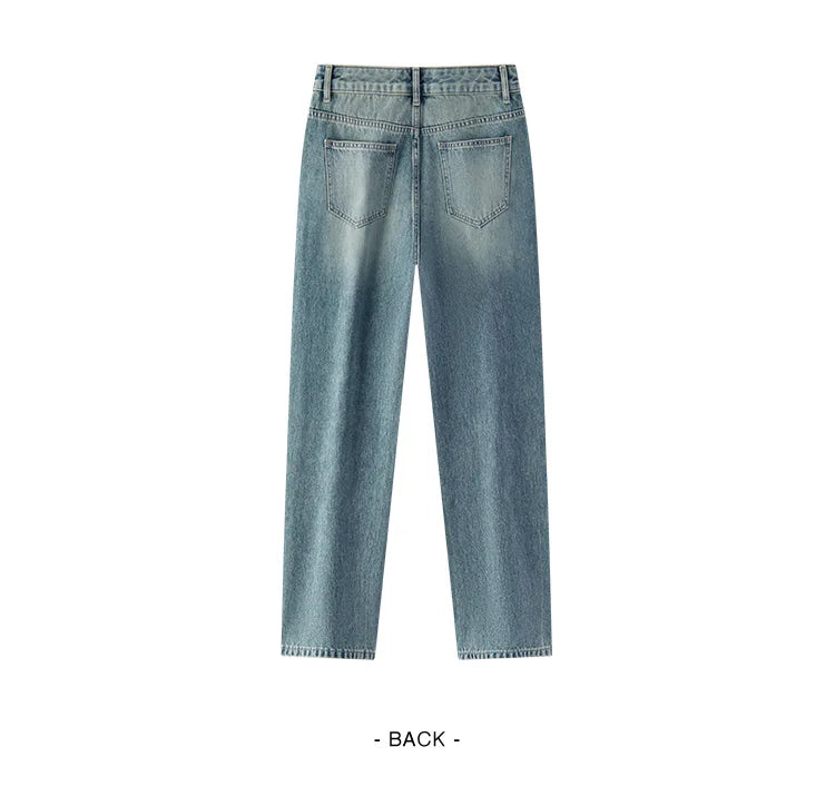 Semir 2025 Spring Straight Jeans - Simple Long Trousers