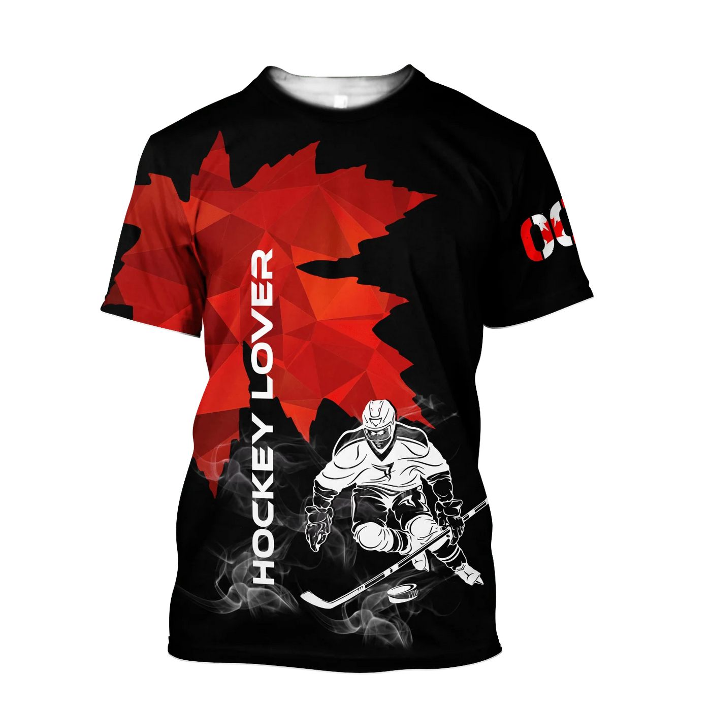 Canada Flag Graphic T-Shirt – 3D Print Oversized Tee | OWNLUXE