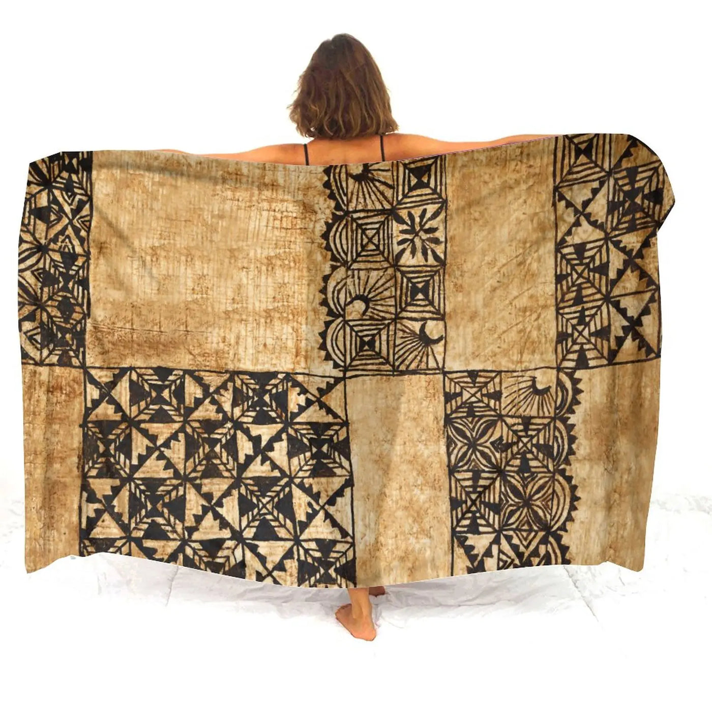 Floral Polynesian Swim Cover-Up | OWNLUXE