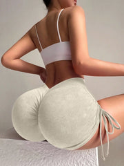Drawstring Biker Running Sport Shorts | OWNLUXE