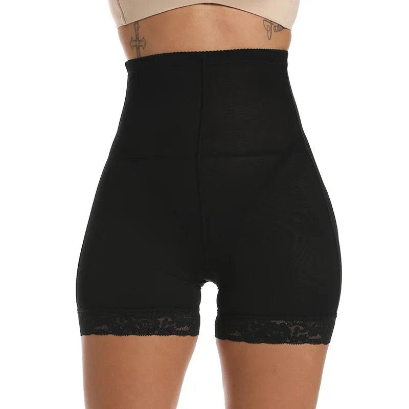 High Waisted Padded Butt Lifter Shapewear - Tummy Control Panty
