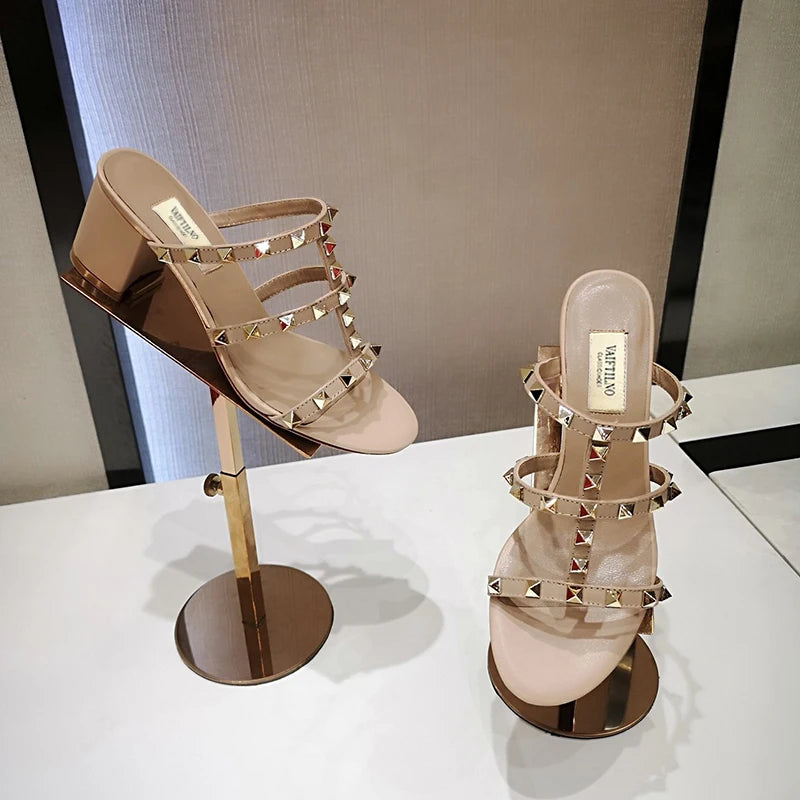 Women's Leather Heels (White Matte) – Shop at OWNLUXE