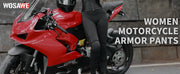 Women's Motorcycle Riding Pants - CE Armor Protection Summer Breathable