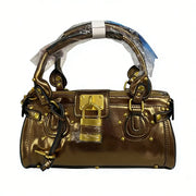 Vintage Lock Design Tote Bag Luxury Women's Handbag Underarm Bag Women's Large Boston Hobo Bag Fashion Texture Business Handbag