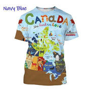 I Love Canada Flag Graphic T Shirt For Men Clothing T-Shirt | OWNLUXE
