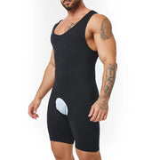 Seamless Men’s Full Body Shaper Bodysuit for Tummy Control