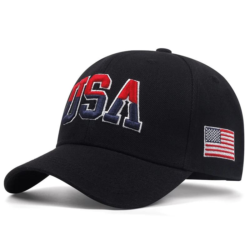 USA Side American Flag Baseball Cap — Hip Hop Streetwear Hat | OWNLUXE