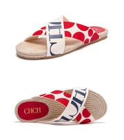 Woven Flat Women’s Slides – Casual Summer Comfort Slippers