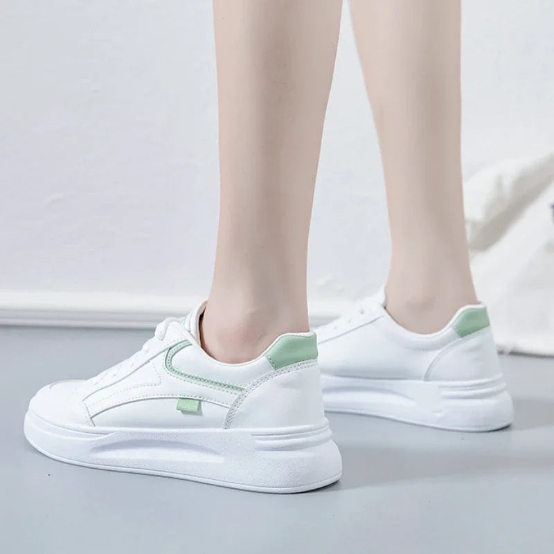 💧 Waterproof PU Slip-Ons with Medium Heel | Chaussures Imperméables à Talon Moyen en PU
