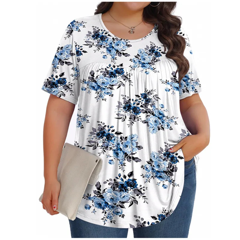 Floral Knit Top / Haut tricoté à motif floral