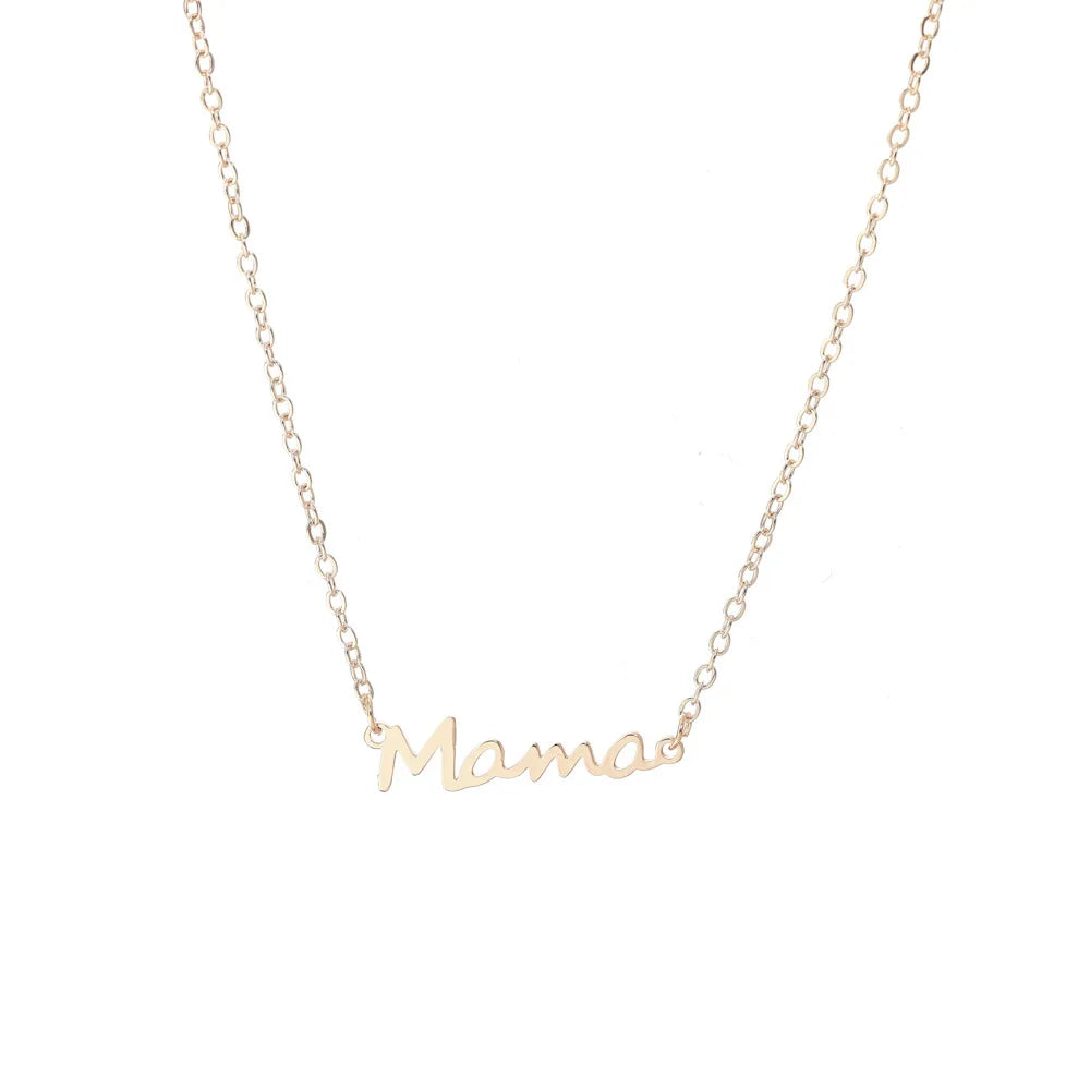 Mama Letter Necklace – Meaningful Everyday Gift (Style 1) | OWNLUXE