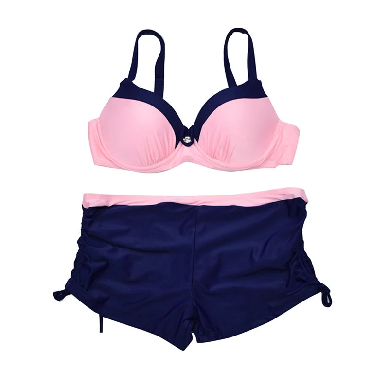 Push-Up Padded Adjustable Tankini Set | OWNLUXE